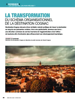 La transformation du schéma organisationnel de la destination Cognac