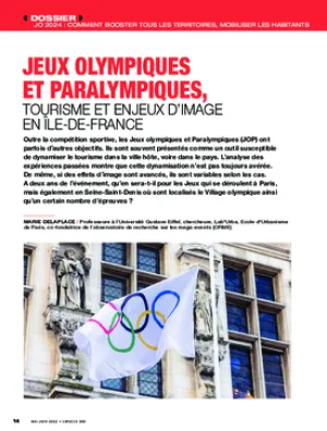 Jeux Olympiques et Paralympiques, tourisme et enjeux d’image en Île-de-France