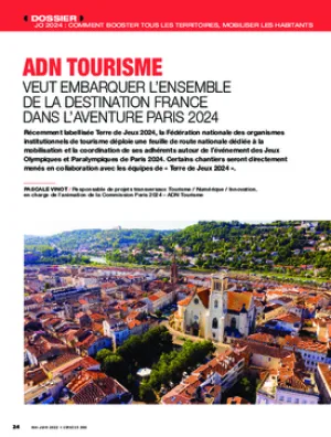 ADN Tourisme veut embarquer l’ensemble de la destination France dans l’aventure Paris 2024