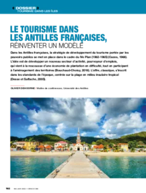 Le tourisme dans les Antilles françaises, réinventer un modèle