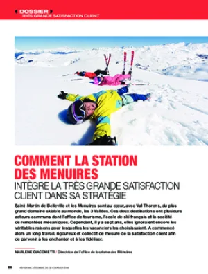Comment la station des Menuires intègre la très grande satisfaction client dans sa stratégie