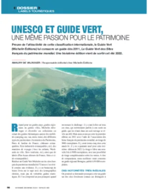 Unesco et guide vert, une même passion pour le patrimoine