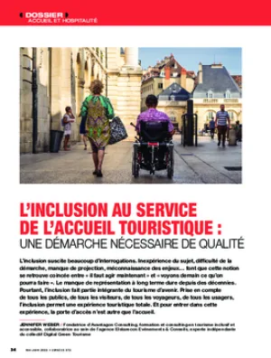 L’inclusion au service de l’accueil touristique : une démarche nécessaire de qualité