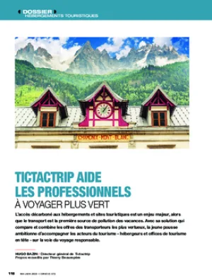 Tictactrip aide les professionnels à voyager plus vert