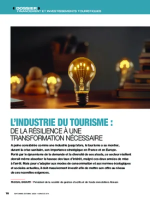 L’industrie du tourisme : de la résilience à une transformation nécessaire