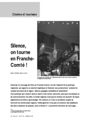 Silence, on tourne en Franche-Comté !