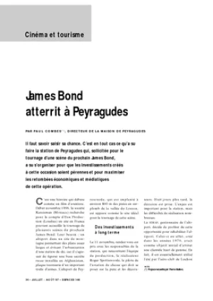 James Bond atterrit à Peyragudes