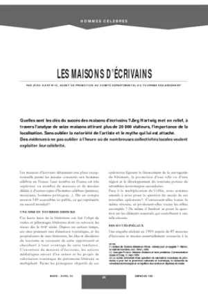 Les maisons d'écrivains