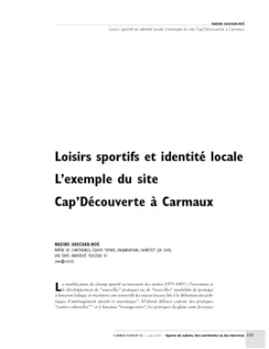 Loisirs sportifs et identité locale. L'exemple du site Cap'Découverte à Carmaux