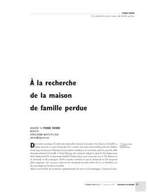 À la recherche de la maison de famille perdue