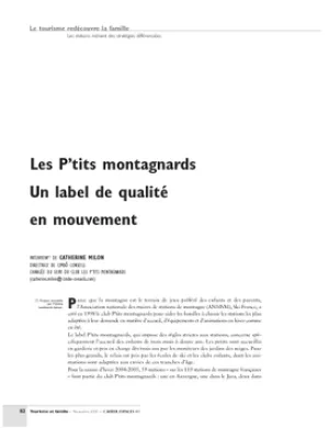 Les P'tits montagnards, un label de qualité en mouvement