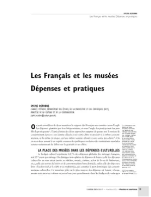 Les Français et les musées. Dépenses et pratiques