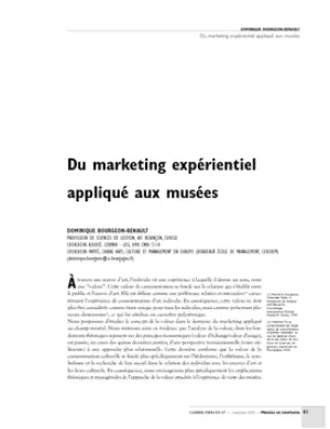 Du marketing expérientiel appliqué aux musées