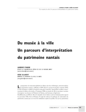 Du musée à la ville. Un parcours d'interprétation du patrimoine nantais