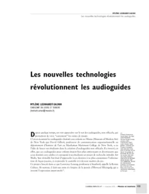 Les nouvelles technologies révolutionnent les audioguides