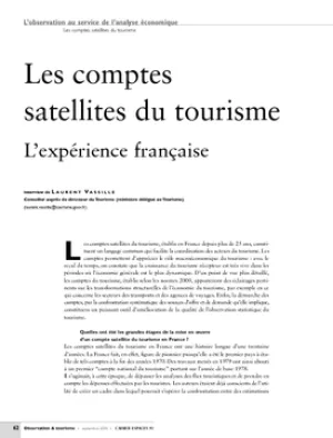 Les comptes satellites du tourisme. L'expérience française