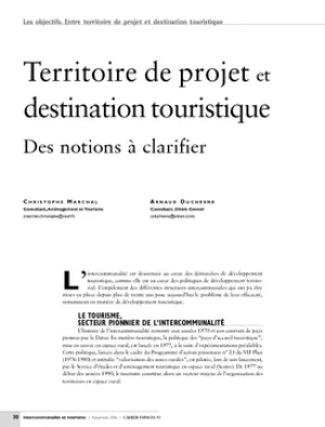 Territoire de projet et destination touristique. Des notions à clarifier