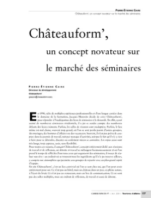 Châteauform', un concept novateur sur le marché des séminaires