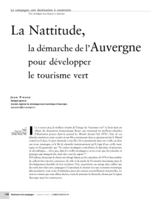 La Nattitude, la démarche de l'Auvergne pour développer le tourisme vert