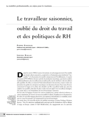 Le travailleur saisonnier, oublié du droit du travail et des politiques de RH