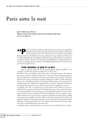 Paris aime la nuit