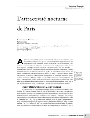 L'attractivité nocturne de Paris