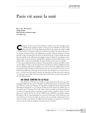 Paris vit aussi la nuit