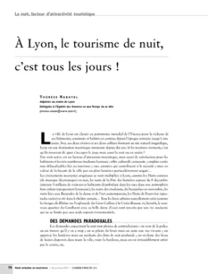 À Lyon, le tourisme de nuit, c'est tous les jours !