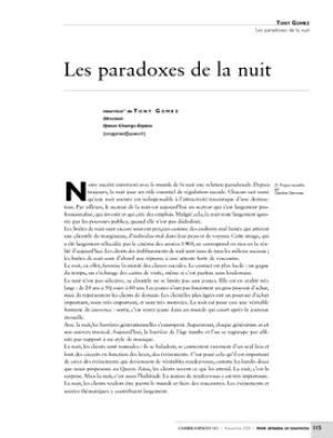Les paradoxes de la nuit