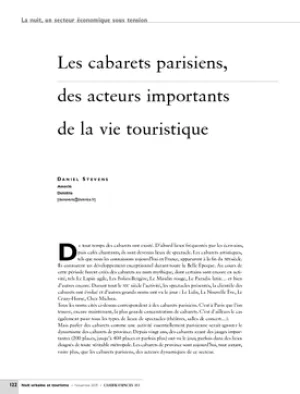 Les cabarets parisiens, des acteurs importants de la vie touristique