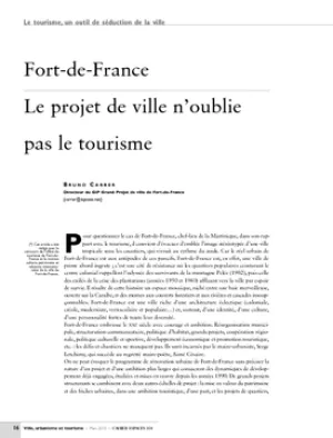 Fort-de-France. Le projet de ville n'oublie pas le tourisme