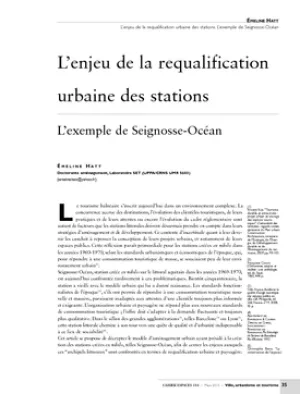L'enjeu de la requalification urbaine des stations. L'exemple de Seignosse-Océan