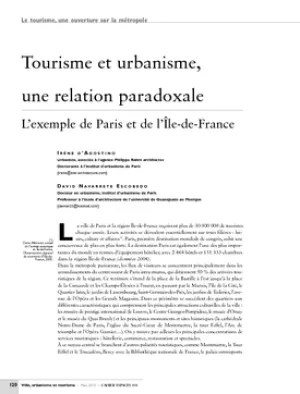 Tourisme et urbanisme, une relation paradoxale. L'exemple de Paris et de l'Île-de-France
