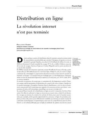 Distribution en ligne. La révolution internet n'est pas terminée