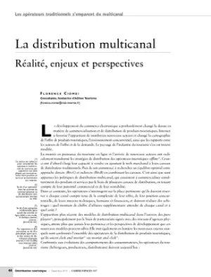 La distribution multicanal. Réalité, enjeux et perspectives