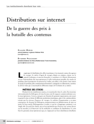 Distribution sur internet. De la guerre des prix à la bataille des contenus