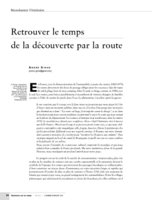 Retrouver le temps de la découverte par la route
