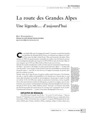 La route des Grandes Alpes. Une légende… d'aujourd'hui