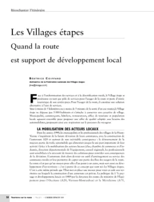 Les Villages étapes. Quand la route est support de développement local