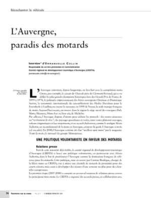 L'Auvergne, paradis des motards