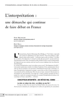 L'interprétation : une démarche qui continue de faire débat en France