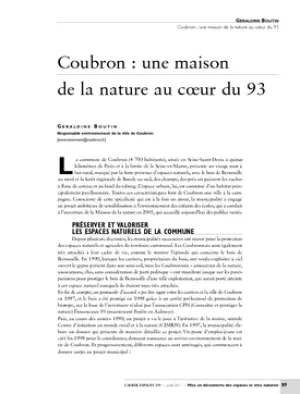 Coubron : une maison de la nature au cœur du 93
