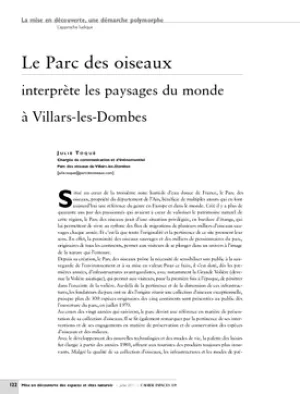 Le Parc des oiseaux interprète les paysages du monde à Villars-les-Dombes