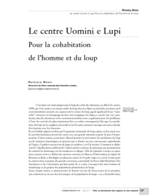 Le centre Uomini e Lupi. Pour la cohabitation de l'homme et du loup