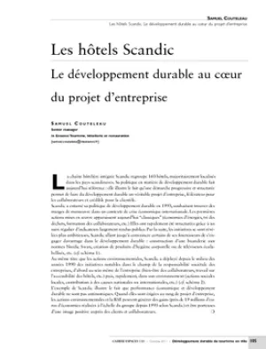 Les hôtels Scandic. Le développement durable au cœur du projet d'entreprise