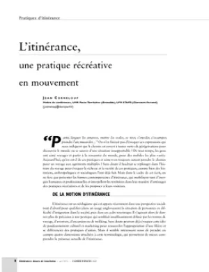 L'itinérance, une pratique récréative en mouvement