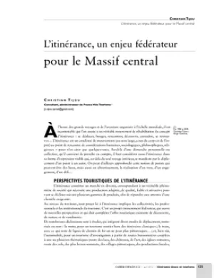 L'itinérance, un enjeu fédérateur pour le Massif central