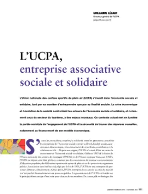 L'UCPA, entreprise associative sociale et solidaire