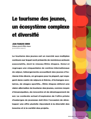 Le tourisme des jeunes, un écosystème complexe et diversifié