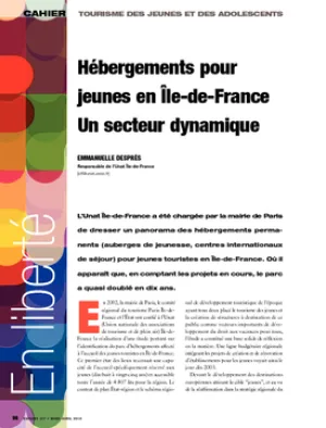 Hébergements pour jeunes en Île-de-France. Un secteur dynamique